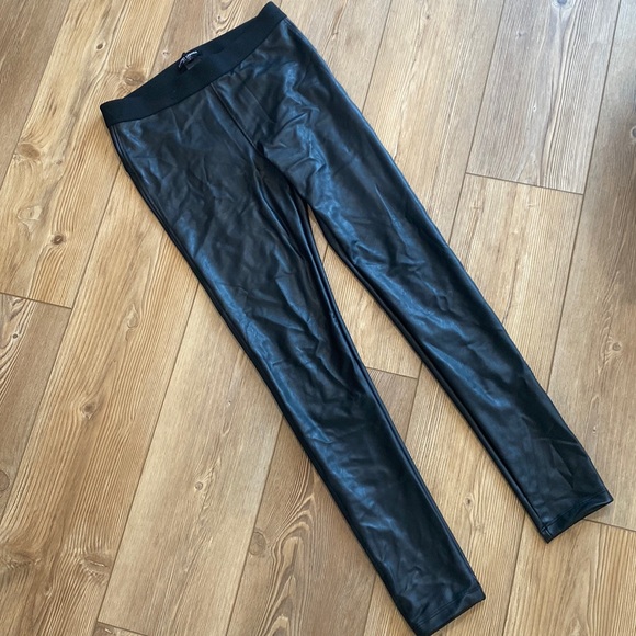 David Lerner Pants & Jumpsuits David Lerner New York Black Faux